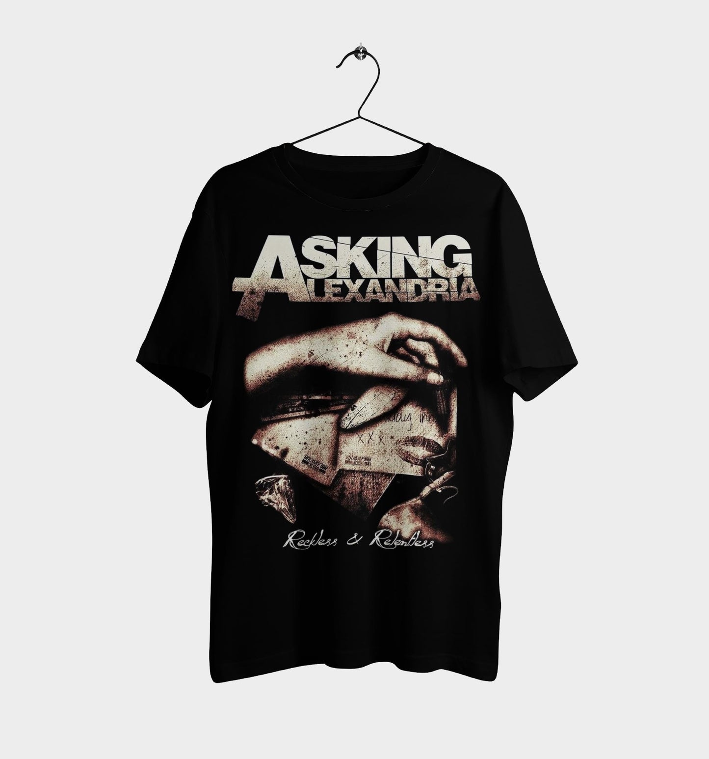 ASKING ALEXANDRIA | Reckless & Relentless Baskılı T-Shirt