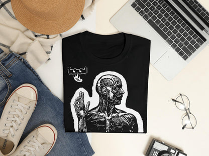 A must-have for any music lover! This t-shirt features an eye-catching design inspired by legendary album artwork. Made with premium materials for comfort and style, it’s the perfect way to display your love for music and stand out from the crowd. 🎶👕 #MusicLovers #MetalFashion #GraphicTShirt #AlbumCoverArt